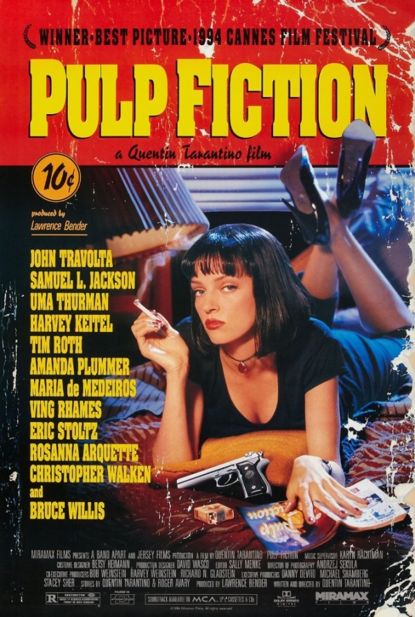 Pulp Fiction Theatrical Poster © 1994 Miramax.
